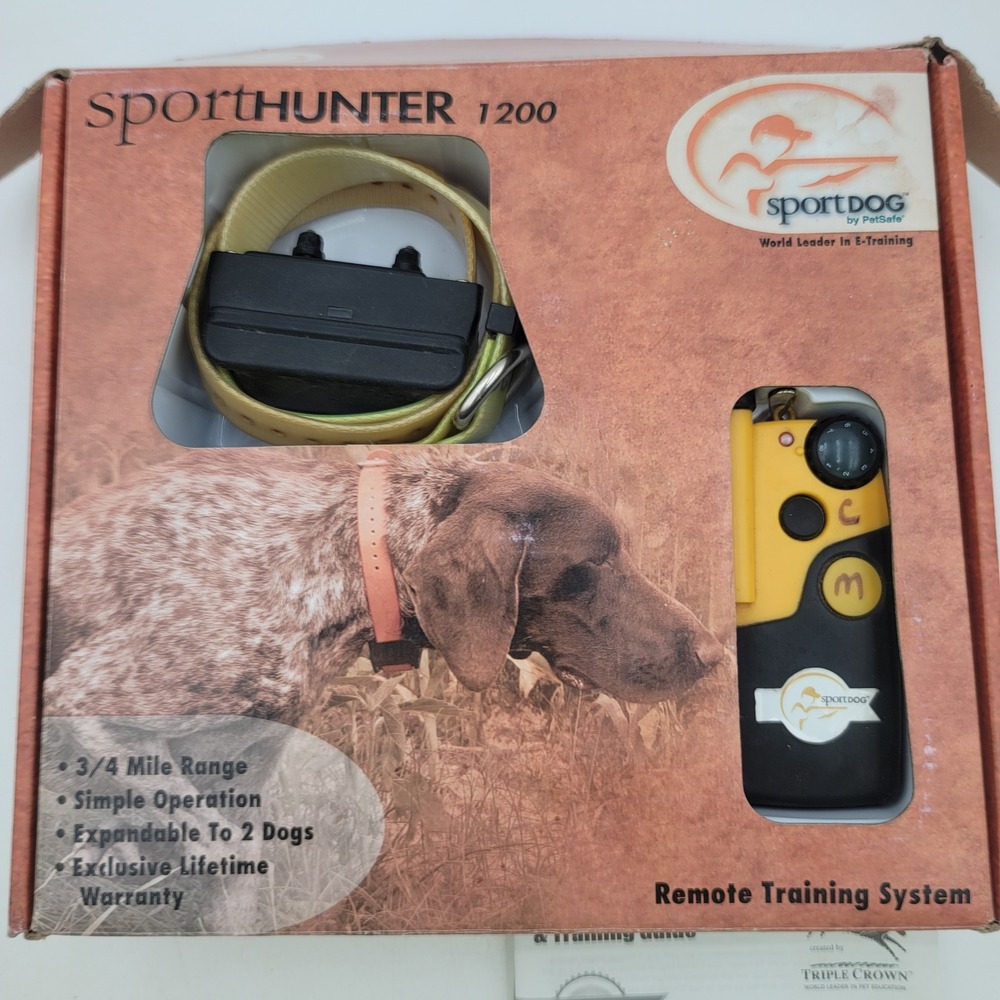 SportDOG SportHunter 1200 Remote Training System Dog Collar 3/4 Mile SD-1200